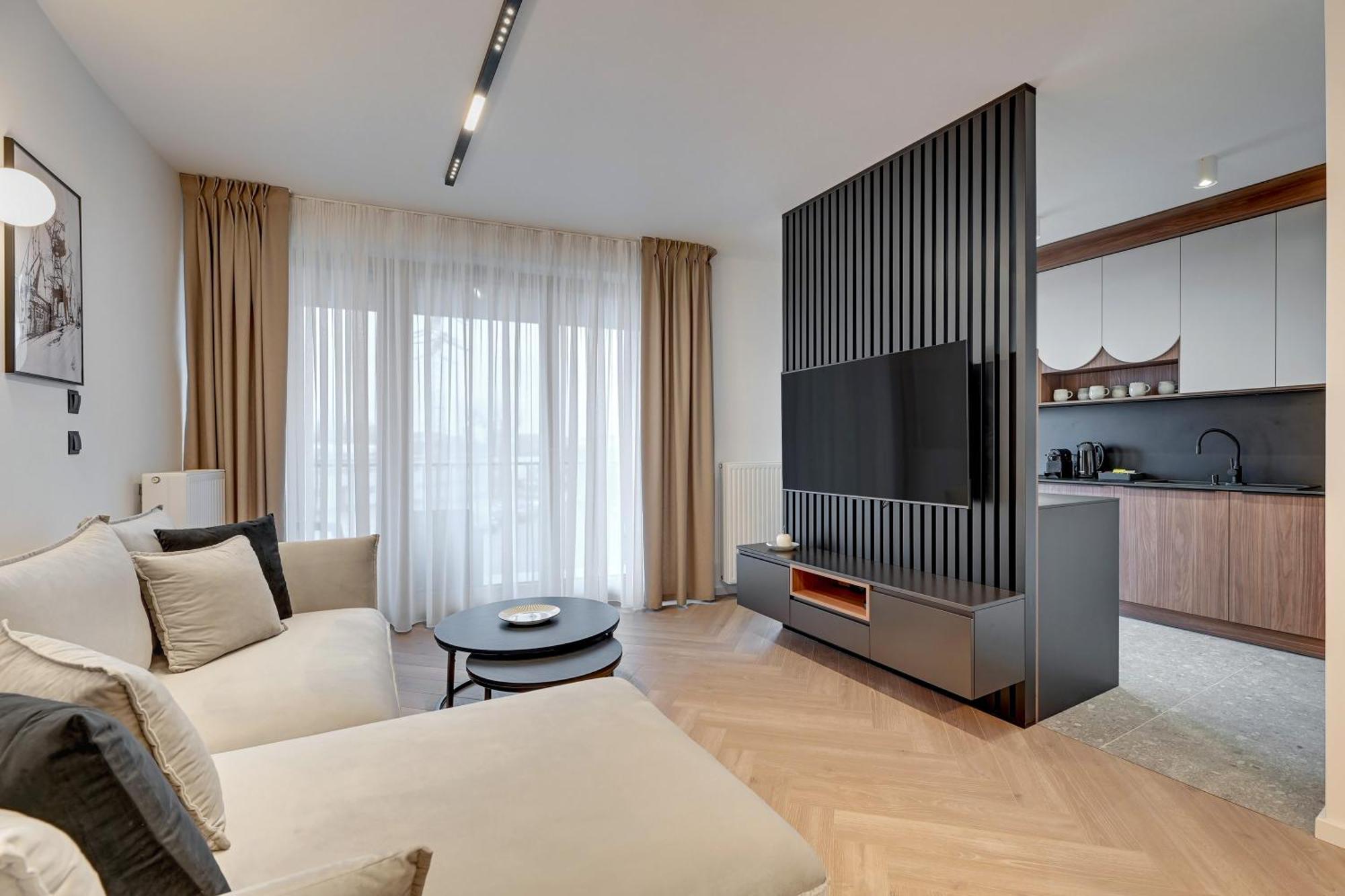 Nadmotlawie Riverside - Gym & Free Parking By Downtown Apartments Gdansk Room photo